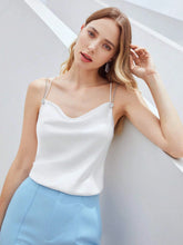 MOTF PREMIUM RHINESTONE STRAP CAMI TOP